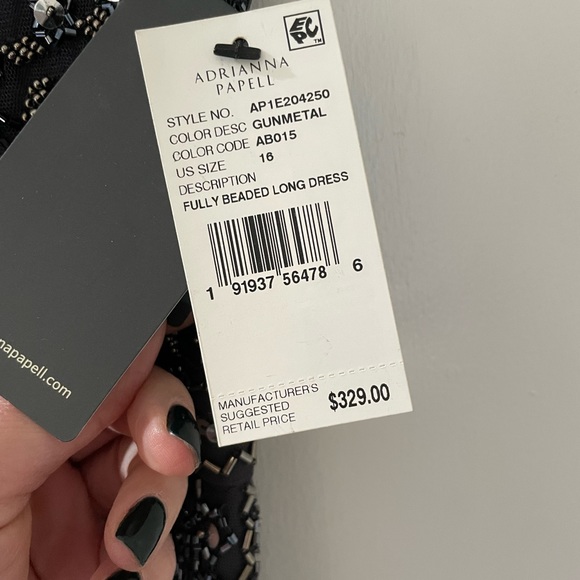 NWT Adrianna Papell gown - Picture 5 of 8